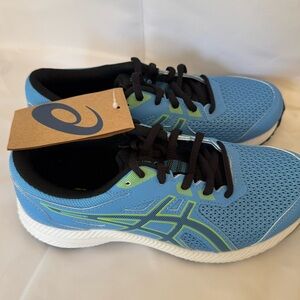 ASICS Contend 8 GS Kids. Waterscape/Black big kids sz 4